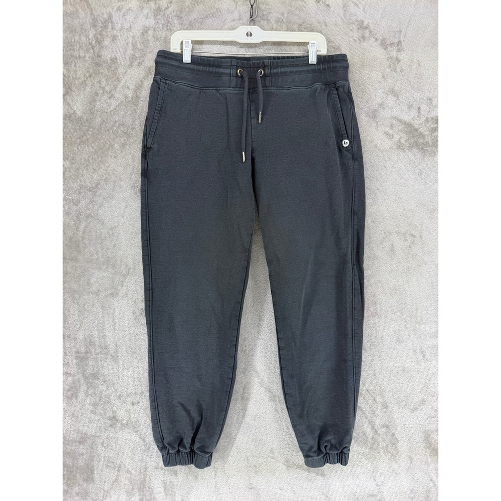 American Giant Sweatpants Women XL W1-1B-9A-BL-XL Black Drawstring EUC